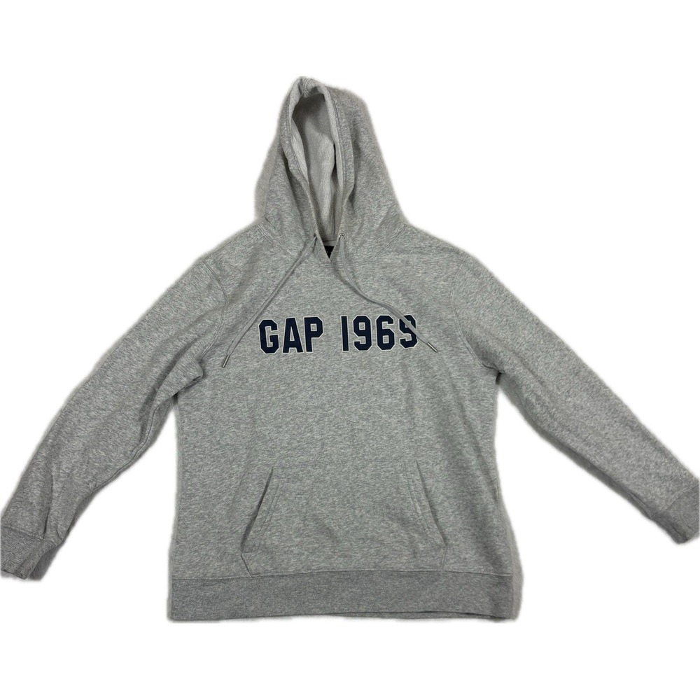 Gap 1969 Women's Small Basic Gray Hoodie Sweatshirt Soft Cozy Casual Lounge